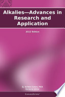 Alkalies   Advances in Research and Application  2012 Edition