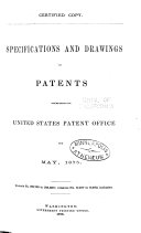 Specifications and Drawings of Patents Issued from the U.S. Patent Office