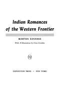 Indian Romances of the Western Frontier