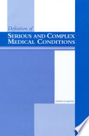 Definition of Serious and Complex Medical Conditions Book