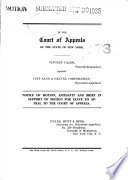 New York Court of Appeals. Records and Briefs.