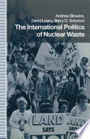 The International Politics of Nuclear Waste Book