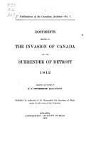 Publications of the Public Archives of Canada
