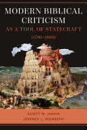 Modern Biblical Criticism as a Tool of Statecraft (1700-1900)