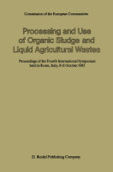 Processing and Use of Organic Sludge and Liquid Agricultural Wastes [Pdf/ePub] eBook