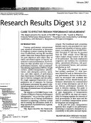 Research Results Digest