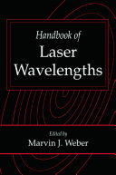 Handbook of Laser Wavelengths [Pdf/ePub] eBook