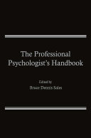 The Professional Psychologist’s Handbook