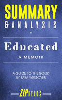 Summary   Analysis of Educated  A Memoir a Guide to the Book by Tara Westover