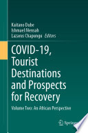 COVID 19  Tourist Destinations and Prospects for Recovery
