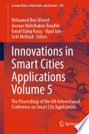 INNOVATIONS IN SMART CITIES APPLICATIONS VOLUME 5