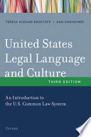 United States Legal Language and Culture Book PDF