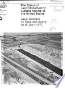 The Status of Land Disturbed by Surface Mining in the United States