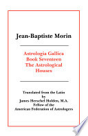 Astrologia Gallica Book