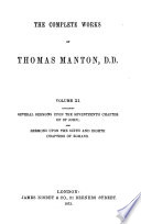 The Complete Works of Thomas Manton  D D 
