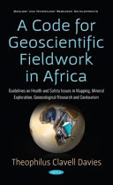A Code for Geoscientific Fieldwork in Africa Book