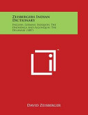 Zeisbergers Indian Dictionary