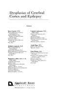 Dysplasias of Cerebral Cortex and Epilepsy