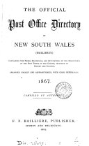 The Official Post office directory of New South Wales