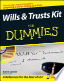 Wills and Trusts Kit For Dummies Book