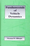 Fundamentals of Vehicle Dynamics Book