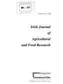 Irish Journal of Agricultural and Food Research