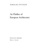 An Outline of European Architecture Book
