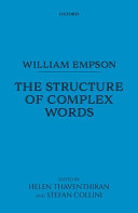 William Empson  the Structure of Complex Words