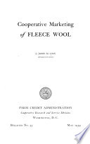 Cooperative Marketing of Fleece Wool Book