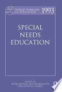 World Yearbook of Education 1993 Book
