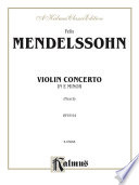 Violin Concerto  Opus 64