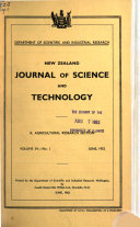 The New Zealand Journal of Science and Technology