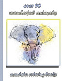 Over 90 Wonderful Animals Mandala Coloring Books