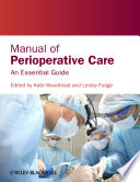 Manual of Perioperative Care Book