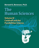 The Human Sciences Volume III