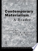 Contemporary Materialism Book