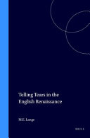 Telling Tears in the English Renaissance