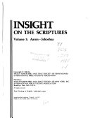 Insight on the Scriptures  Aaron Jehoshua