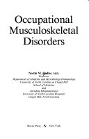Occupational Musculoskeletal Disorders Book