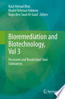 Bioremediation and Biotechnology  Vol 3 Book