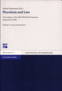 Proceedings of the     World Congress of the International Association for Philosophy of Law and Social Philosophy  IVR 