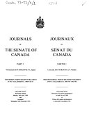 Journals of the Senate of Canada