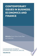 Contemporary Issues in Business  Economics and Finance