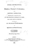 Rural Recreations; or Modern Farmer's Calendar; and Monthly Instructor ... By a Farmer (A. C. H.). Illustrated by copper-plates