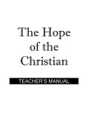 Hope of the Christian - Teacher's Manual PDF Pdf/ePub eBook