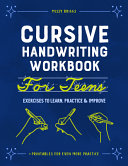 Cursive Handwriting Workbook for Teens Book