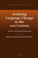 Studying Language Change in the 21st Century
