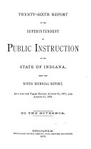 Annual Reports of ..., Submitted to the General Assembly of the State of Indiana