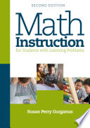 Math Instruction for Students with Learning Problems Book