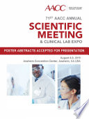71st AACC Annual Scientific Meeting   Clinical Lab Expo Book